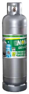 Botijão de gás P45 industrial com capa Nona